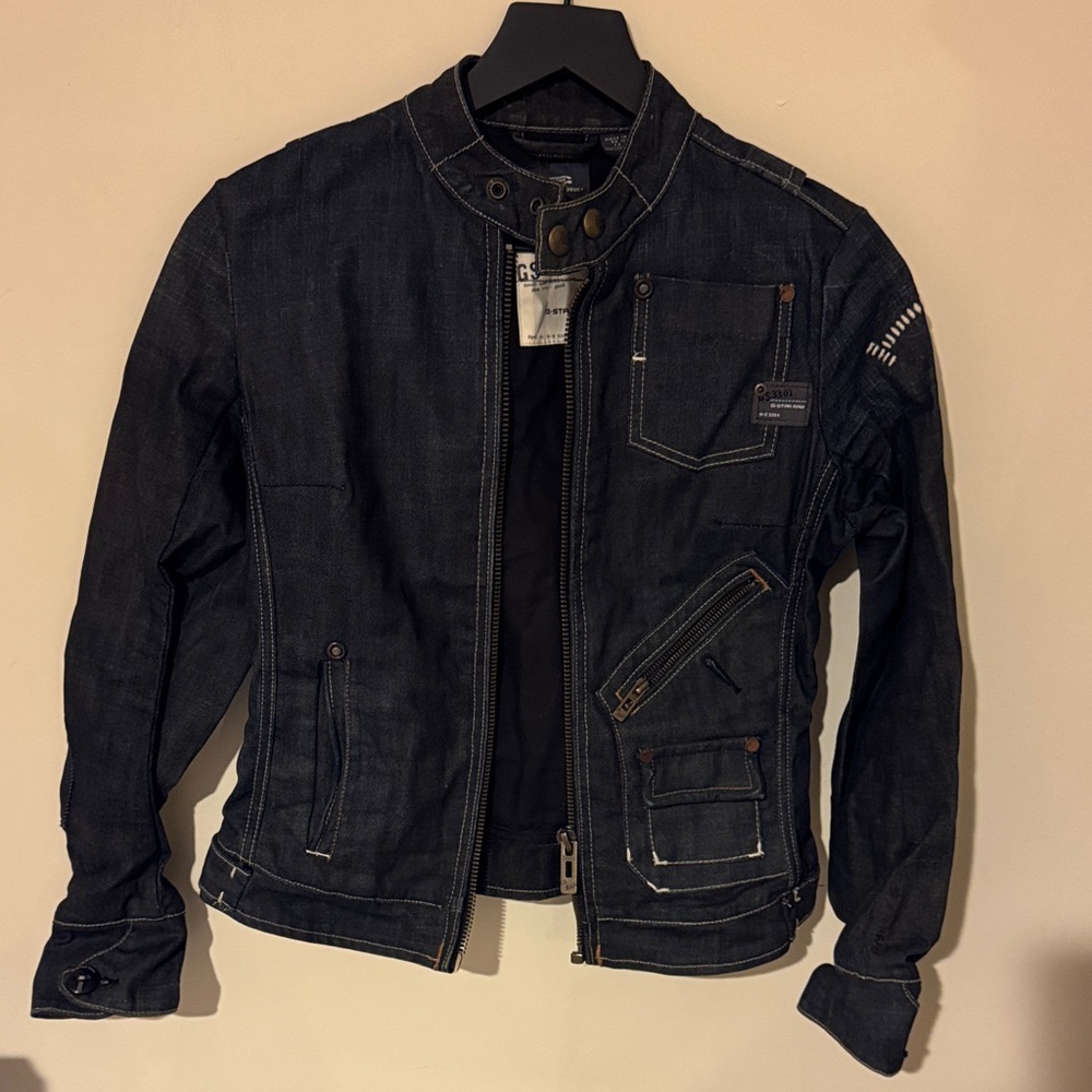 G-Star Dark Denim Women's Motorcycle Jacket